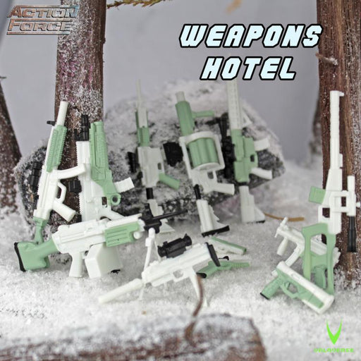 Action Force Weapons Pack - Hotel - 1/12 Scale Accessory Set (preorder) - Action & Toy Figures -  VALAVERSE