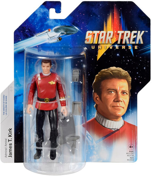Star Trek Universe: The Wrath of Khan - Admiral James T. Kirk - Collectables > Action Figures > toys -  PLAYMATES