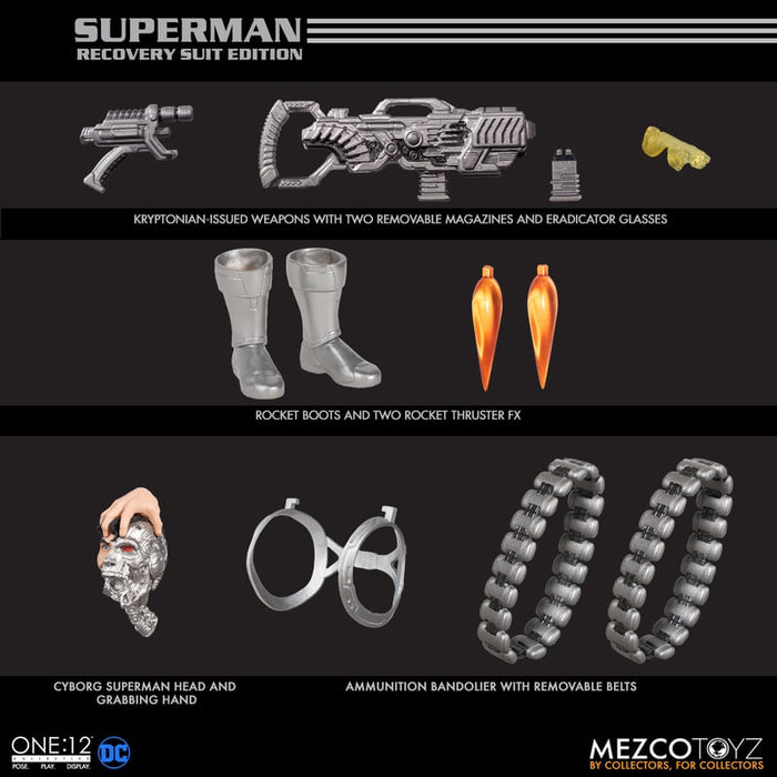 Mezco- DC Comics One:12 Collective Superman: Recovery Suit Edition (preorder) - Collectables > Action Figures > toys -  MEZCO TOYS