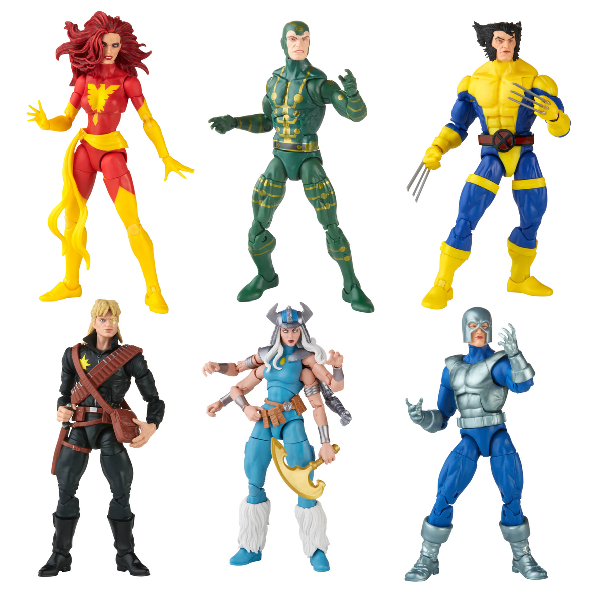 Marvel Legends X-men Retro Collection Set Of 6 