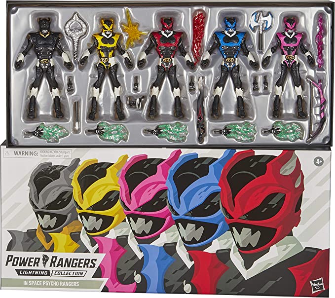 Power Rangers Lightning Collection in Space Psycho Rangers 5-Pack Premium Collectible - Exclusive - Collectables > Action Figures > toys -  Hasbro