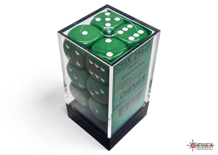 Chessex - 16mm d6 Dice Block (12 Dice) - Opaque - Accessories -  Chessex
