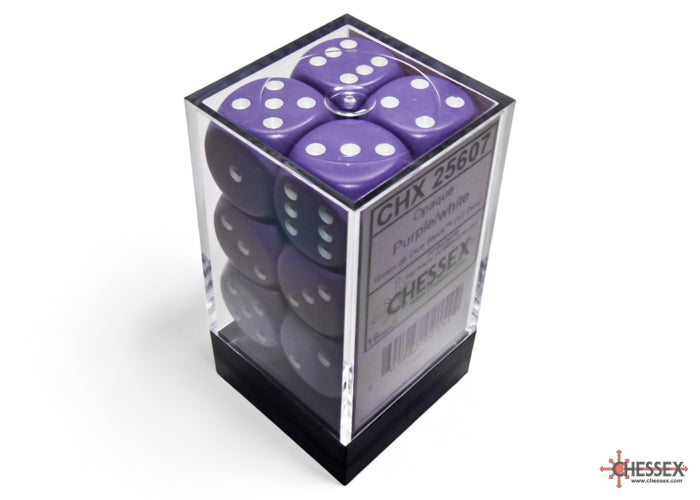 Chessex - 16mm d6 Dice Block (12 Dice) - Opaque - Accessories -  Chessex