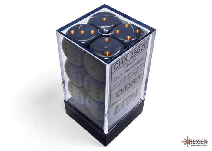 Chessex - 16mm d6 Dice Block (12 Dice) - Opaque - Accessories -  Chessex