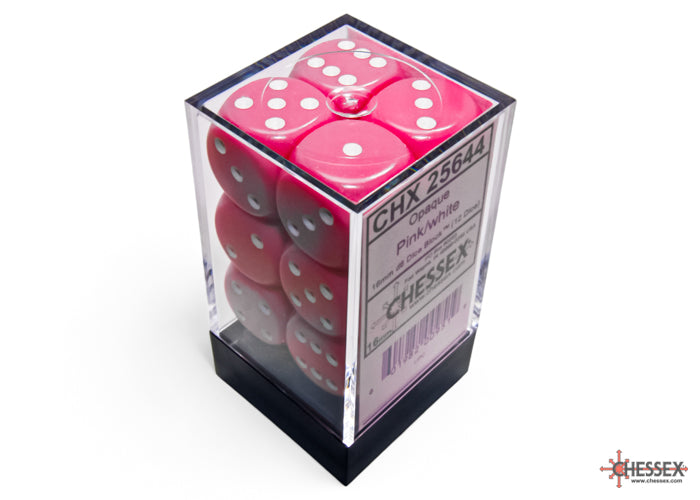 Chessex - 16mm d6 Dice Block (12 Dice) - Opaque - Accessories -  Chessex