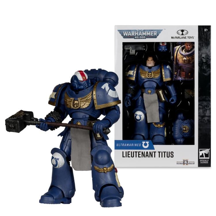 Warhammer 40,000: Space Marine 2 Ultramarines Lieutenant Titus Action Figure - Collectables > Action Figures > toys -  McFarlane Toys