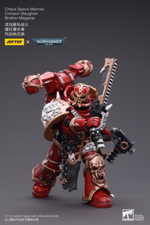 JoyToy - Warhammer 40K - Chaos - Crimson Slaughter - Brother Maganar - Collectables > Action Figures > toys -  Joy Toy