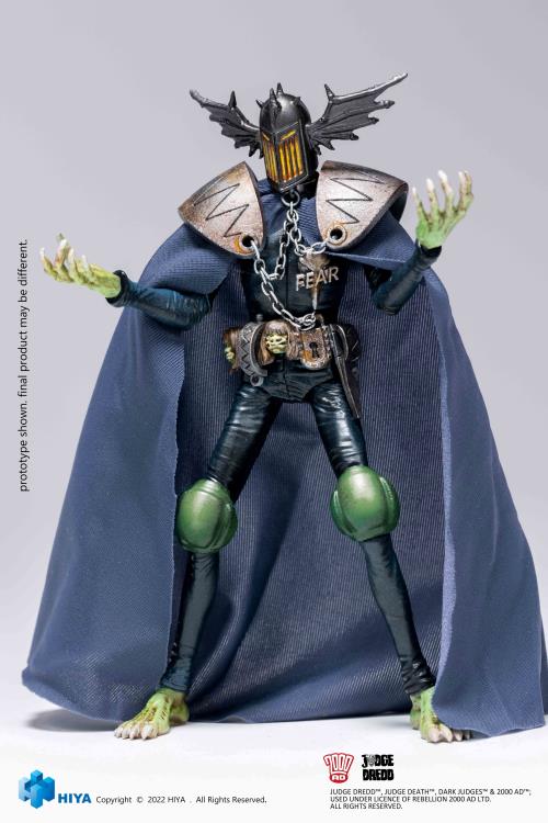Hiya Toys - 2000 AD Exquisite Mini Series Judge Fear 1:18 - Collectables > Action Figures > toys -  HIYA TOYS