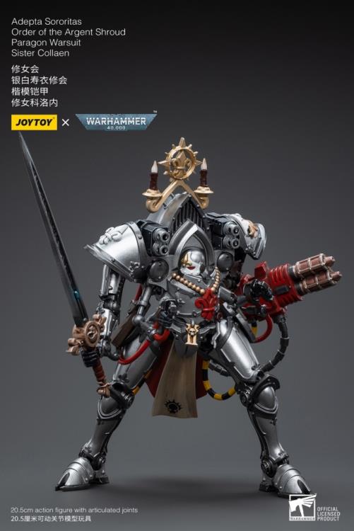 Joytoy - Warhammer 40k - Adepta Sororitas - Order of the Argent Shroud Paragon - Warsuit Sister Collaen - Collectables > Action Figures > toys -  Joy Toy
