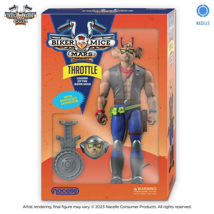 Biker Mice from Mars - Throttle (preorder Oct/Nov) - Collectables > Action Figures > toys -  THE NACELLE COMPANY