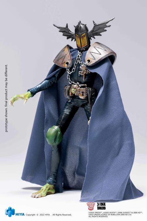 Hiya Toys - 2000 AD Exquisite Mini Series Judge Fear 1:18 - Collectables > Action Figures > toys -  HIYA TOYS