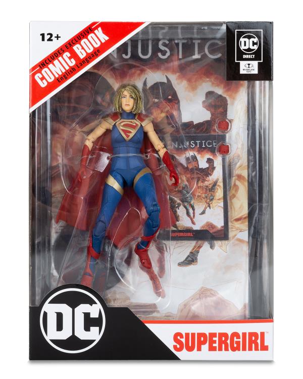 MCFARLANE TOYS - Injustice Page Punchers Supergirl 7" Figure with Comic - Collectables > Action Figures > toys -  McFarlane Toys