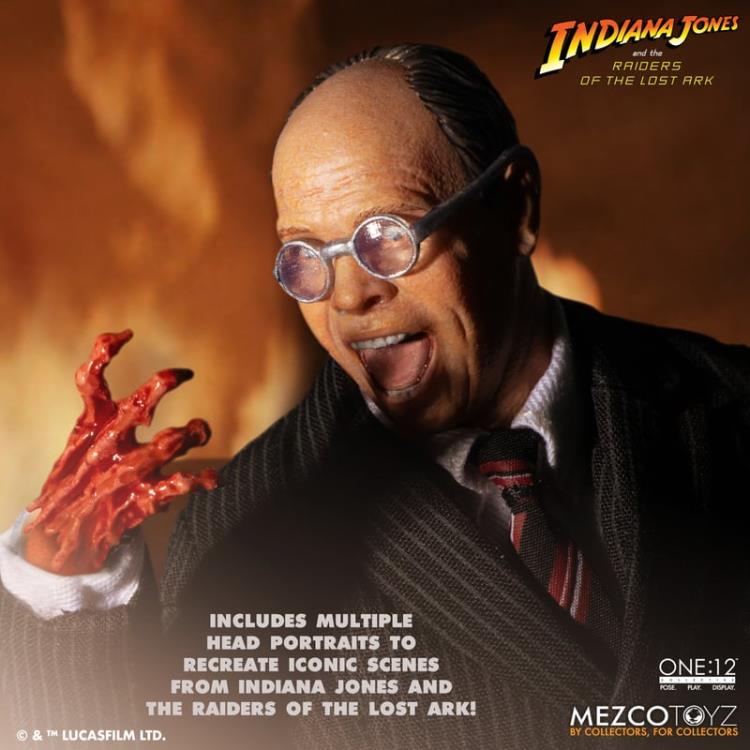 One:12 Collective Indiana Jones: Raiders of the Lost Ark - Major Toht - Collectables > Action Figures > toys -  MEZCO TOYS