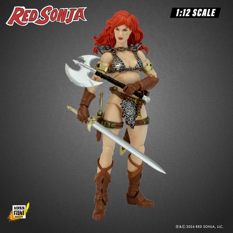 Red Sonja 50th Anniversary - EPIC H.A.C.K.S. - Red Sonja Action Figure - Collectables > Action Figures > toys -  Boss Fight Studio