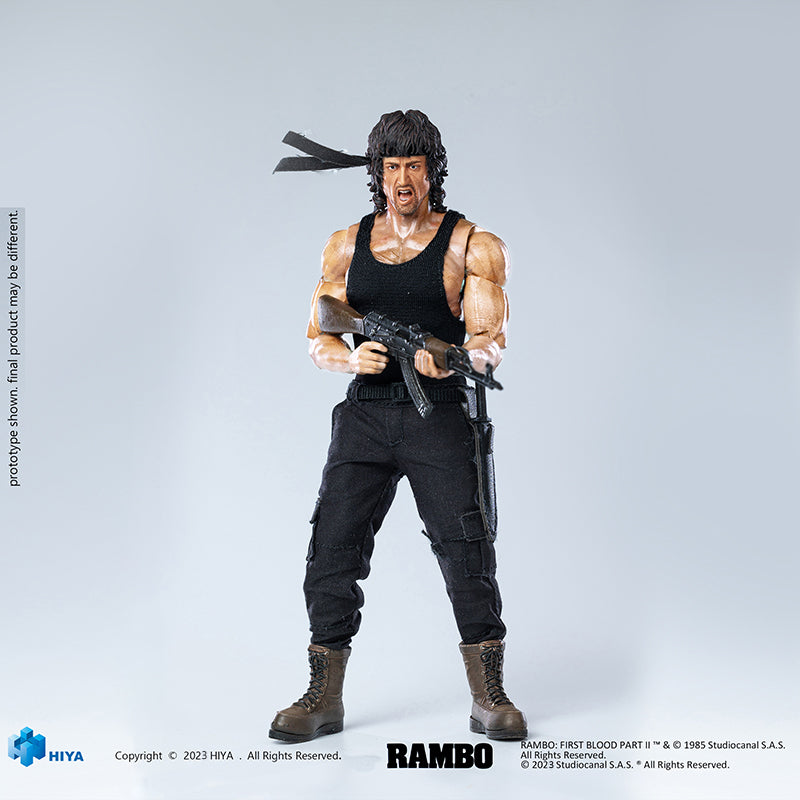 Rambo First Blood Part II フィギュア Rambo: First Blood Part II John Rambo 1/12 Scale PX Previews