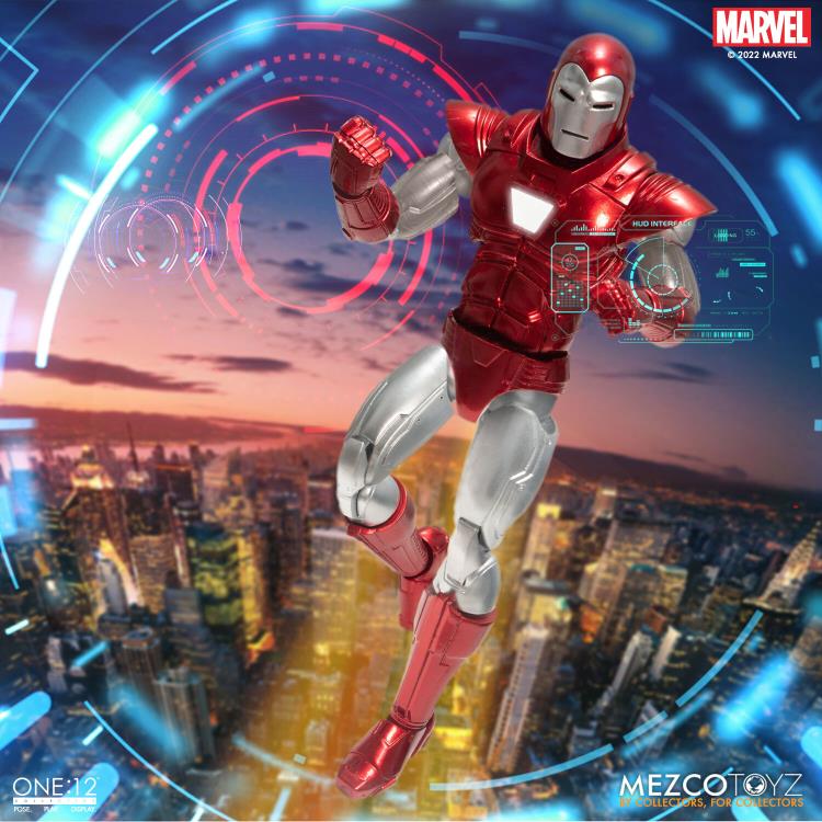One:12 Collective Iron Man - Silver Centurion (preorder) - Collectables > Action Figures > toys -  MEZCO TOYS