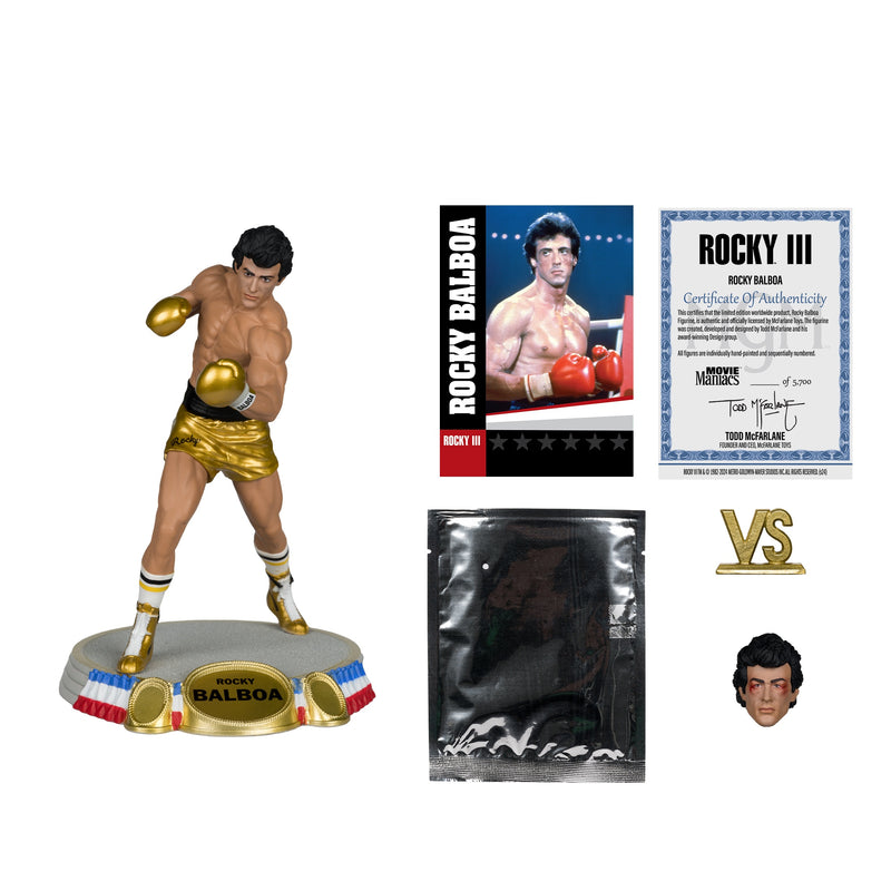 Rocky III (1982) Rocky Balboa 6in Posed Figure McFarlane Toys - statue -  McFarlane Toys