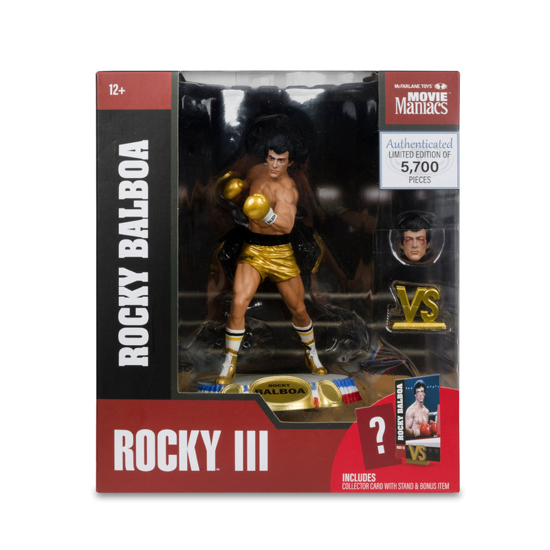 Rocky III (1982) Rocky Balboa 6in Posed Figure McFarlane Toys - statue -  McFarlane Toys