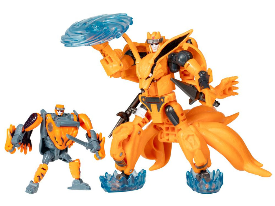 Transformers Collaborative Naruto: Shippuden x Transformers Kurama & Gamakichi Figure Set (preorder Q2 2025)