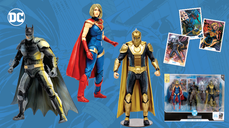 McFarlane Toys - DC MULTIVERSE 3PacK - INJUSTICE 2 - BATMAN, DR. FATE, SUPERGIRL -  -  McFarlane Toys
