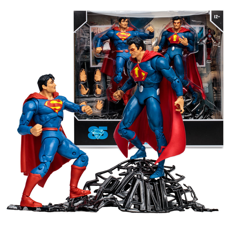 McFarlane - Superman vs Superman of Earth-3 w/Atomica - DC Multiverse 7" Figures 2-Pack - Collectables > Action Figures > toys -  McFarlane Toys