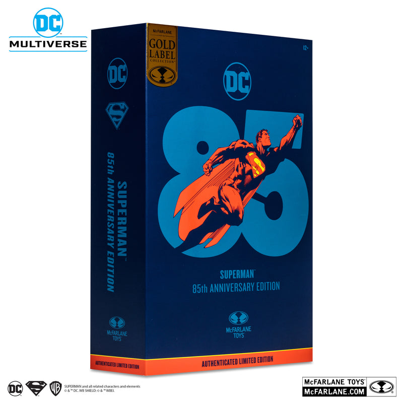 SUPERMAN 85TH ANNIVERSARY (GOLD LABEL) SDCC EXCLUSIVE - Collectables > Action Figures > toys -  McFarlane Toys