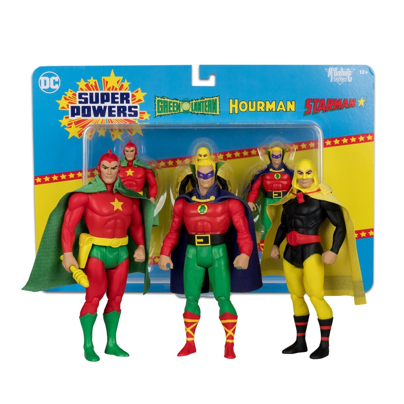 DC DIRECT SUPER POWERS 3 PACK - STARMAN & GREEN LANTERN & HOURMAN (JUSTICE SOCIETY AMERICA) - Collectables > Action Figures > toys -  McFarlane Toys