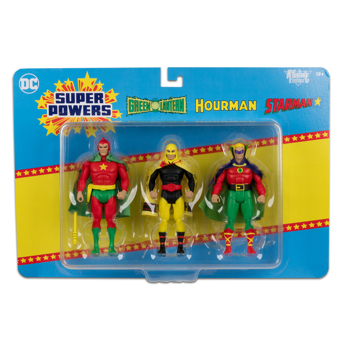 DC DIRECT SUPER POWERS 3 PACK - STARMAN & GREEN LANTERN & HOURMAN (JUSTICE SOCIETY AMERICA) (preorder Q1 2025)