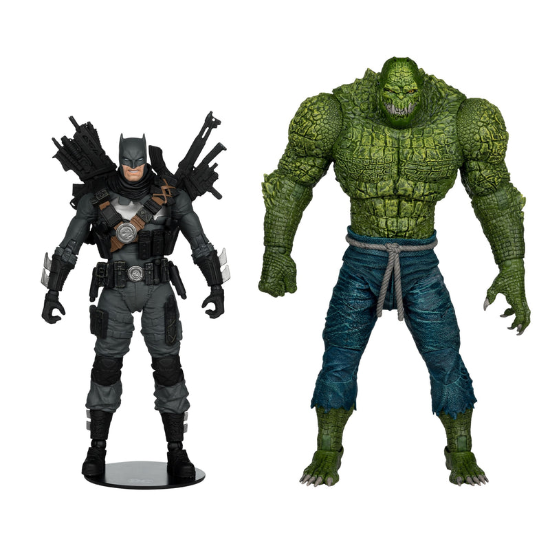 DC Multiverse Collector Edition - Dark Multiverse - The Grim Knight Vs. Killer Croc - Collectables > Action Figures > toys -  McFarlane Toys