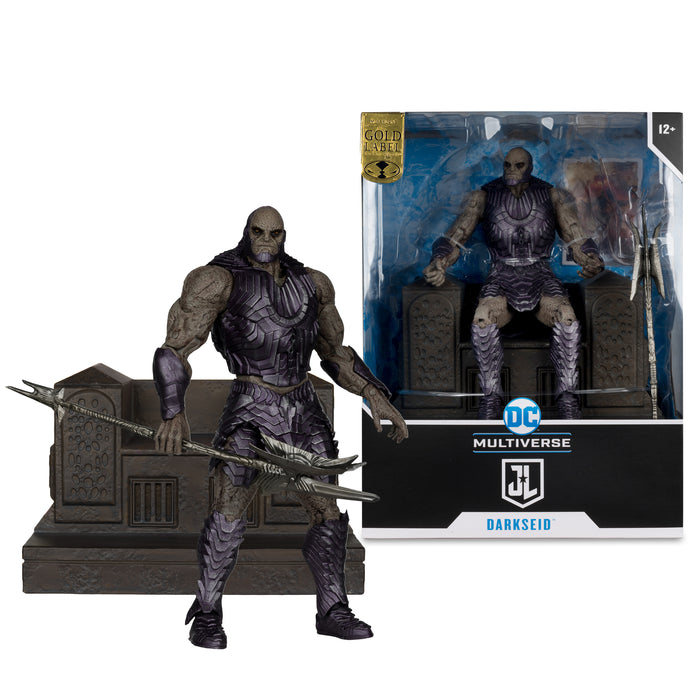 DC COLLECTOR MEGAFIG - DARKSEID WITH ARMOR AND THRONE (ZS JUSTICE LEAGUE)(GOLD LABEL) (preorder January)