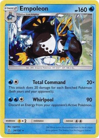 Empoleon - 34/156 (Cracked Ice Holo)