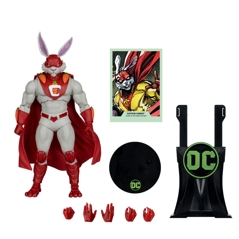 DC Multiverse - Justice League - Captain Carrot (Glow in the Dark Edition) - Exclusive - Collectables > Action Figures > toys -  McFarlane Toys