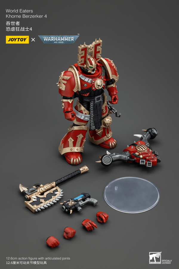 Warhammer 40K - World Eaters - Khorne Berzerker (Ver. 4) - Collectables > Action Figures > toys -  Joy Toy