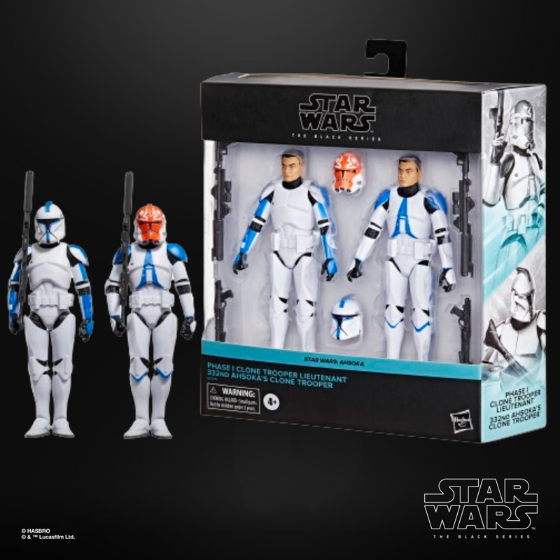 Star Wars The Black Series Clone Trooper Lieutenant & 332nd Ahsoka’s Clone Trooper (preorder April/May) - Collectables > Action Figures > toys -  Hasbro