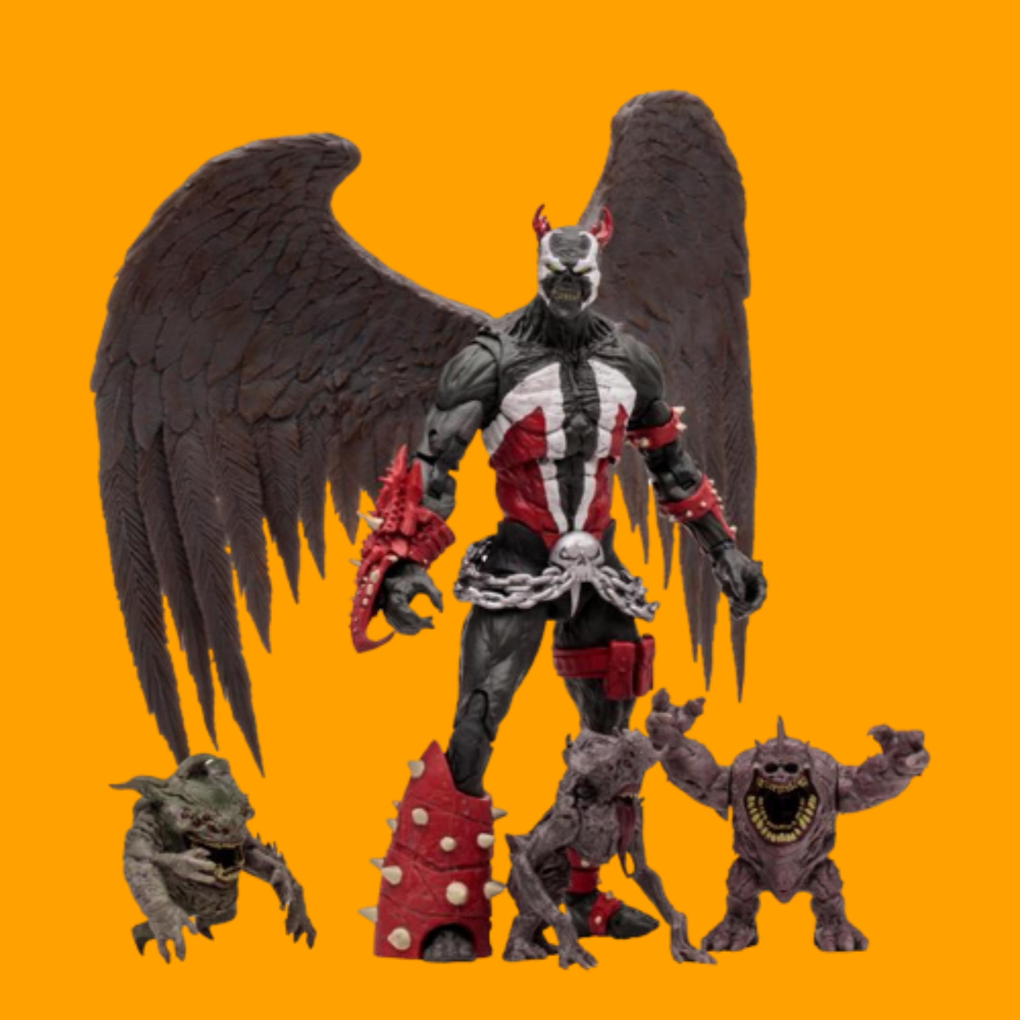 Spawn's Universe King Spawn and Demon Minions Mega Action Figure Set ...