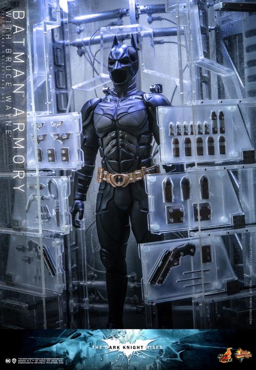 The Dark Knight Rises - Batman Armory with Bruce Wayne 1/6th Scale Collectible Figure - MMS702 - Collectables > Action Figures > toys -  Hot Toys