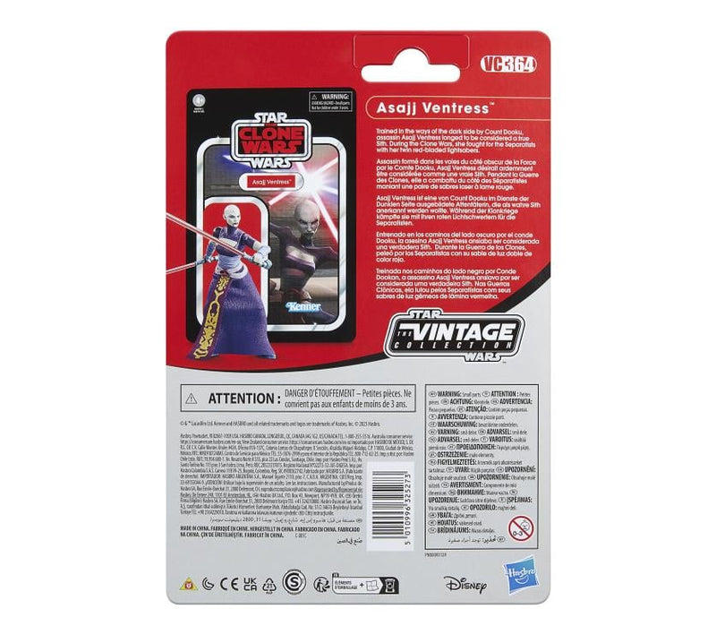 Star Wars: The Vintage Collection Asajj Ventress (The Clone Wars) Action Figure - Collectables > Action Figures > toys -  Hasbro