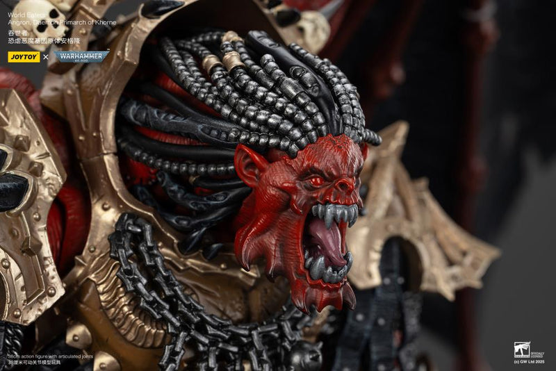 Joy Toy - Warhammer 40K - World Eaters - Angron, Daemon Primarch of Khorne 1/18 Scale Action Figure (preorder Q4 2025) - Collectables > Action Figures > toys -  Joy Toy