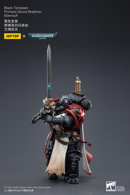 Warhammer 40K - Black Templars - Primaris Sword Brethren Eberwulf - Collectables > Action Figures > toys -  Joy Toy
