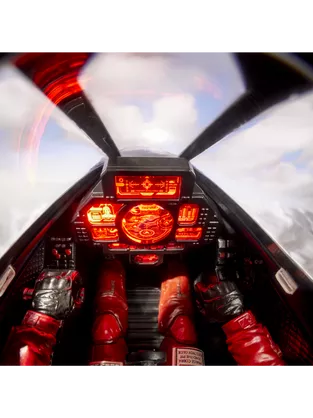 G.I. JOE CLASSIFIED SERIES COBRA RATTLER GROUND ATTACK JET - HASLAB with all the UNLOCKS - Collectables > Action Figures > toys -  Hasbro