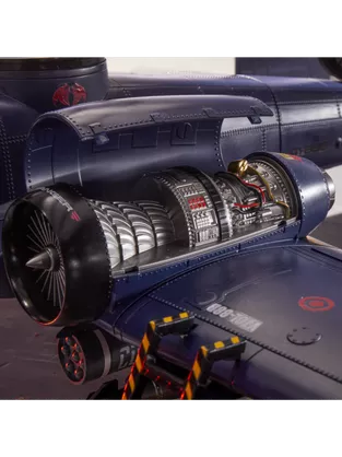 G.I. JOE CLASSIFIED SERIES COBRA RATTLER GROUND ATTACK JET - HASLAB with all the UNLOCKS - Collectables > Action Figures > toys -  Hasbro