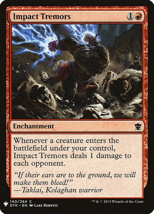 Impact Tremors (DTK)
