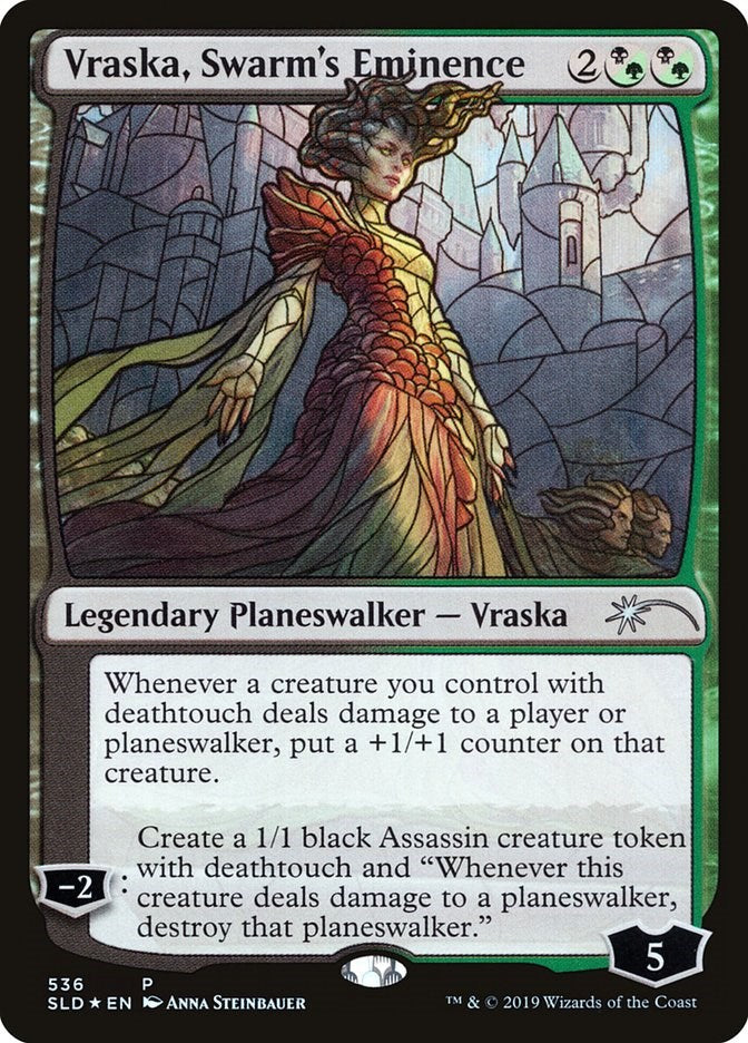 Vraska, Swarm's Eminence (Stained Glass)