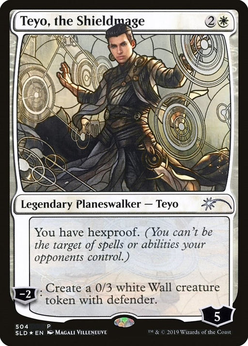 Teyo, the Shieldmage (Stained Glass)