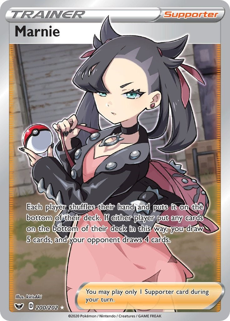 Marnie (Full Art) [SWSH01 - 200/202] — Toy Snowman
