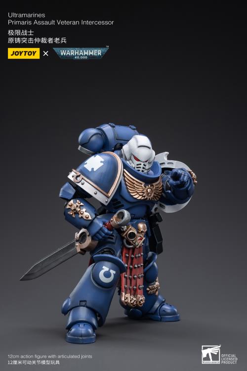 Warhammer 40K - Ultramarines - Veteran Intercessor - Collectables > Action Figures > toys -  Joy Toy