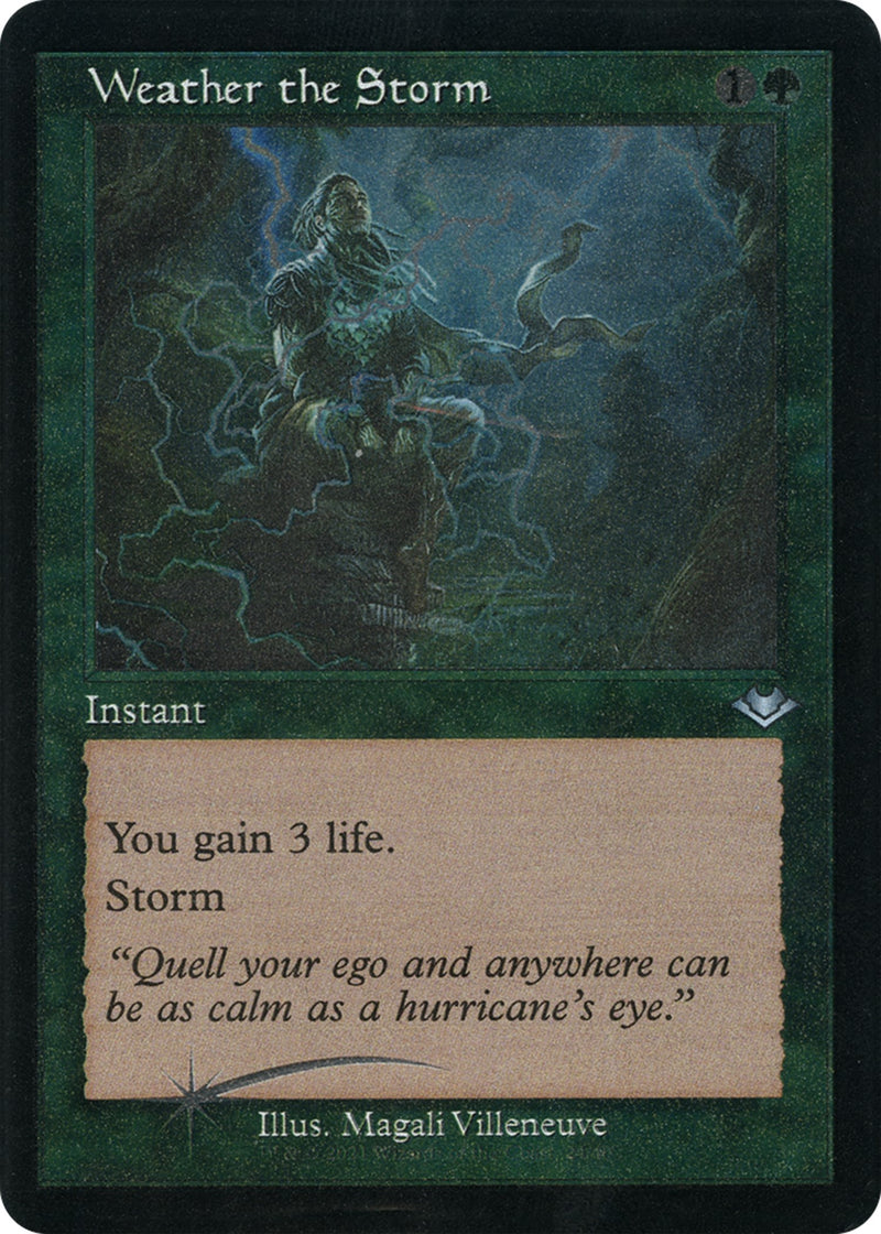 Weather the Storm (Retro Frame) (Foil Etched)