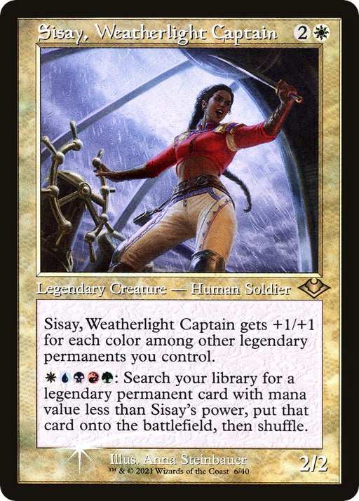 Sisay, Weatherlight Captain (Retro Frame)