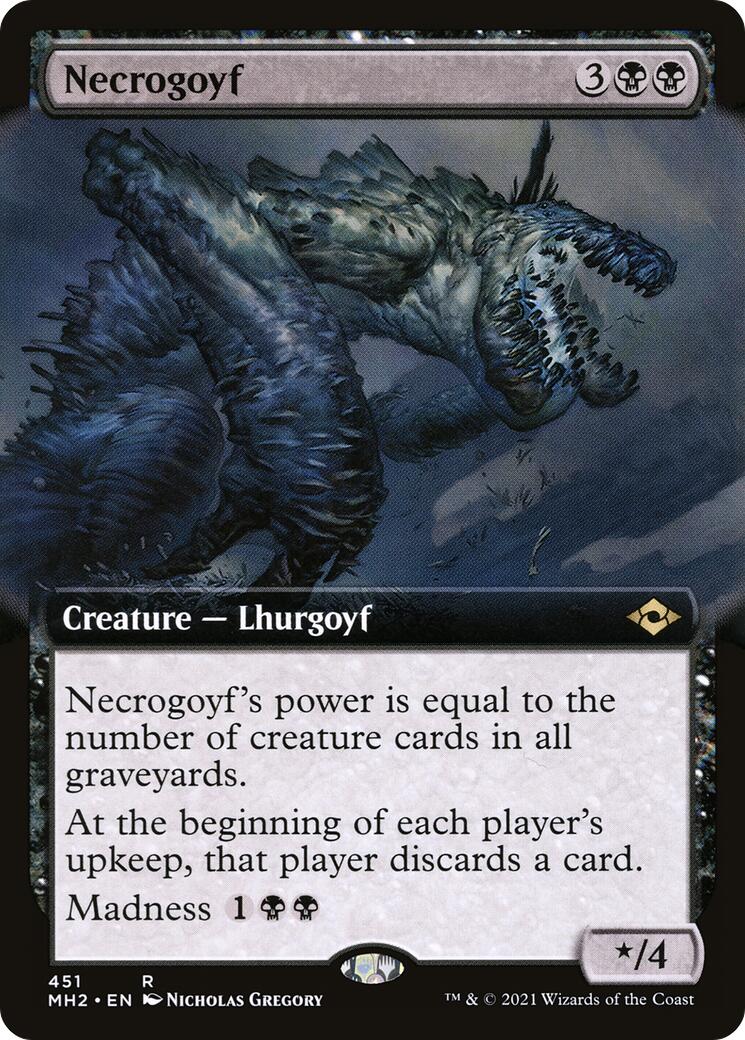 Necrogoyf (Extended Art)