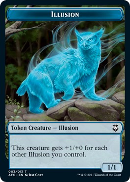 Illusion // Champion of Wits Double-Sided Token